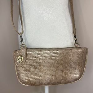 Snakeskin Crossbody Bag